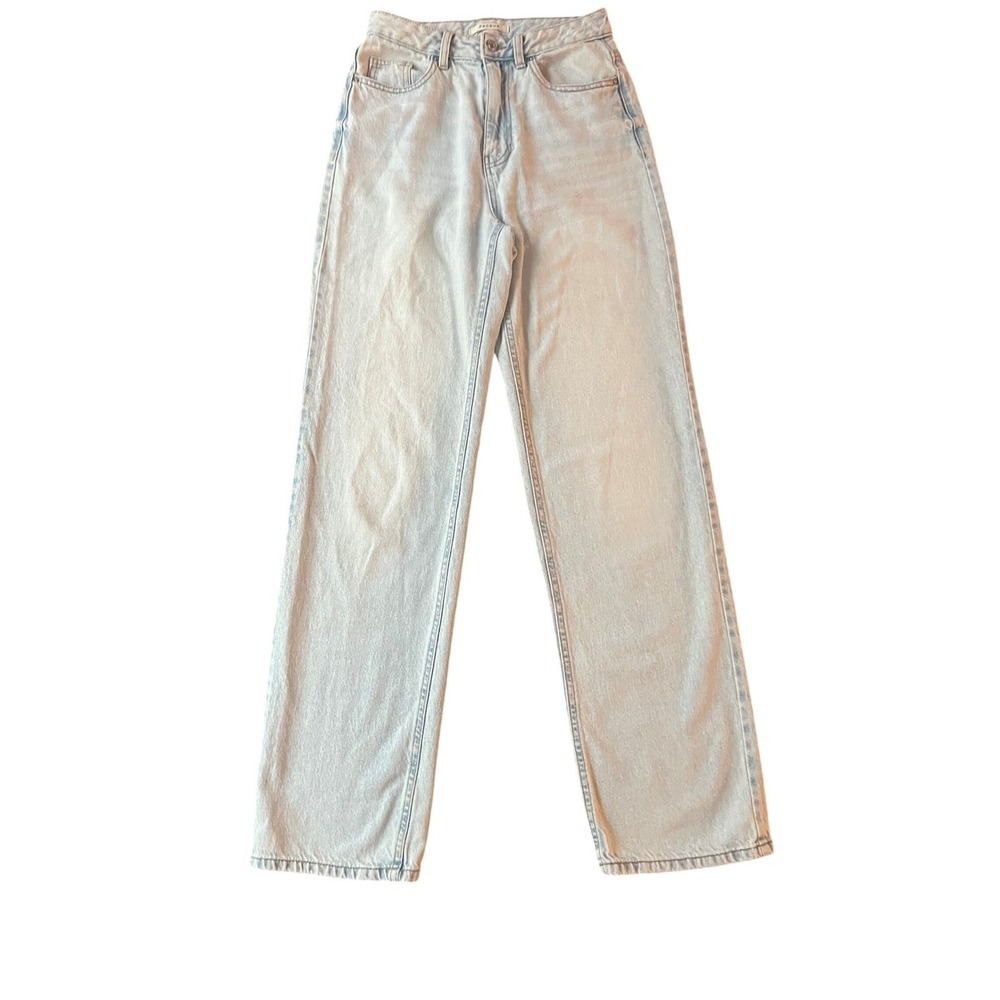 PacSun 90s Boyfriend High Waisted Light Wash Straight Leg Jeans Size 26 (0985)